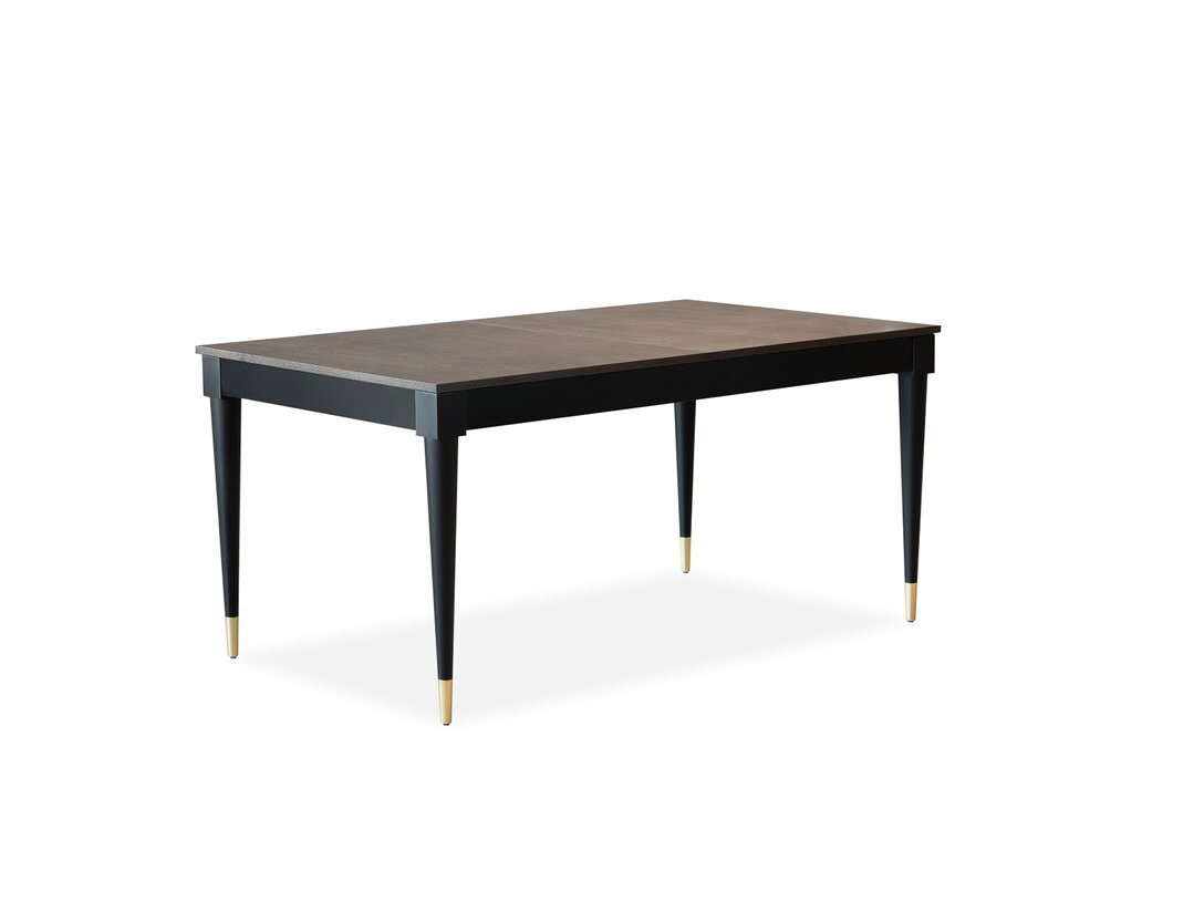 Stół rozkładany KLER Fusion 160/230 cm x 95 cm, śr. , kolor brązowy, materiał fornir naturalny, rozkładanie tak